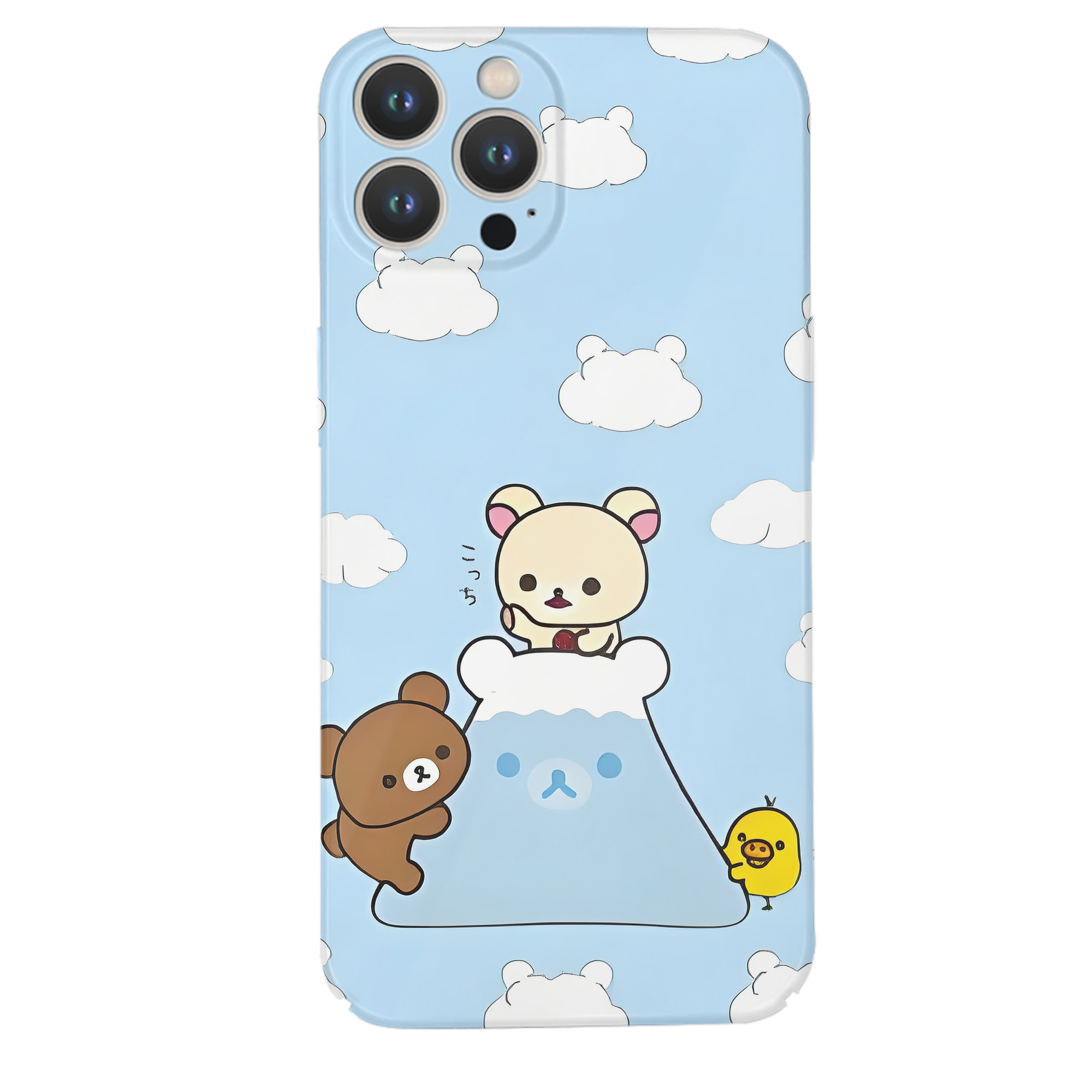 （画像用） リラックマ リラックマ キイロイトリ Rilakkuma Korilakkuma Kiiroitori 【iPhone 14シリーズ対応】ハードケース